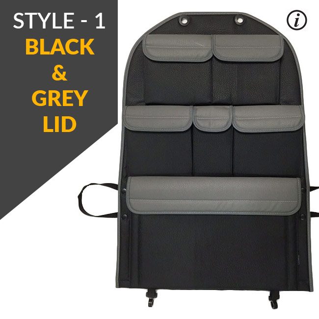For Mercedes Vito Campervan Single & Captain’s Seat Leatherette Back Seat Organiser — Durable Van Storage Solution