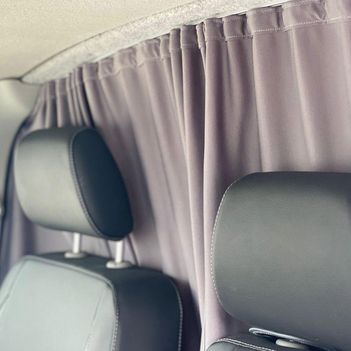 For VW Caddy Cab Divider Curtain Kit with Rail Premium Quality - Van-X