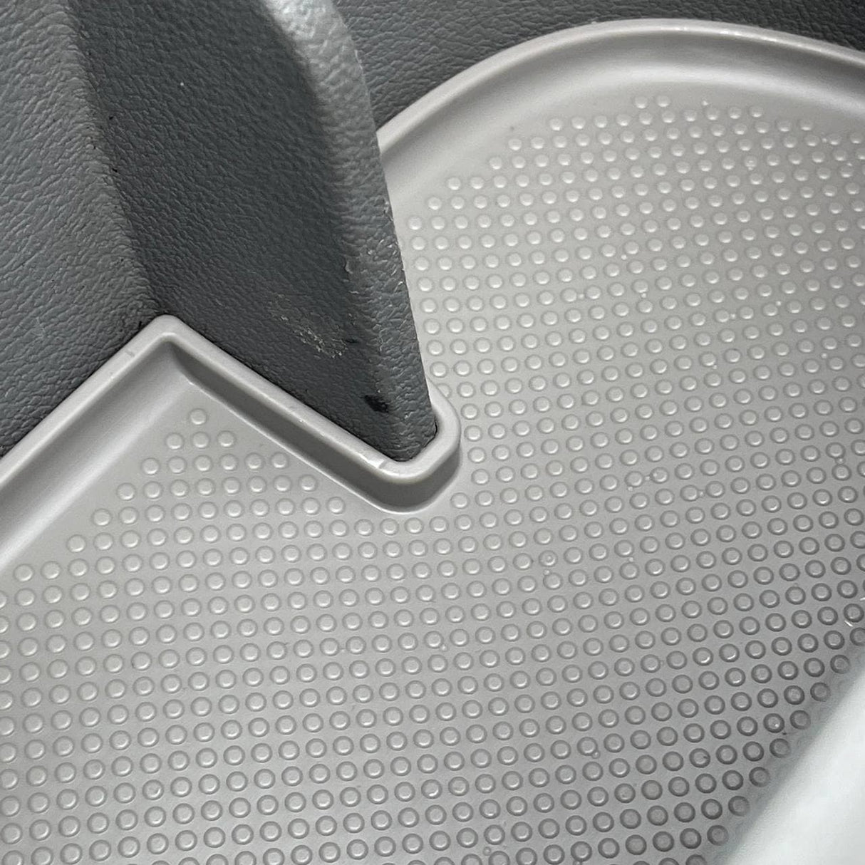 VW T5, T5.1 van campervan cuir a-steach pòcaid dorais, rubair, lìnigeadh dorais (liath aotrom) An dà chuid suidheachan caiptean taobh a-staigh stoidhle tiodhlac air leth