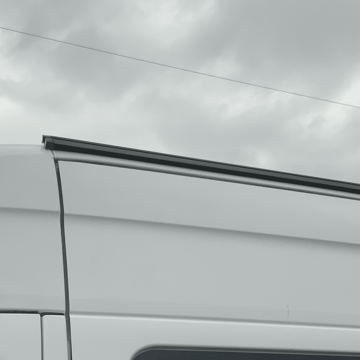 For Mercedes Sprinter / Dodge Sprinter Black Awning Rails -  Ideal for Campervan Drive-Away Awnings & Reimo Compatibility