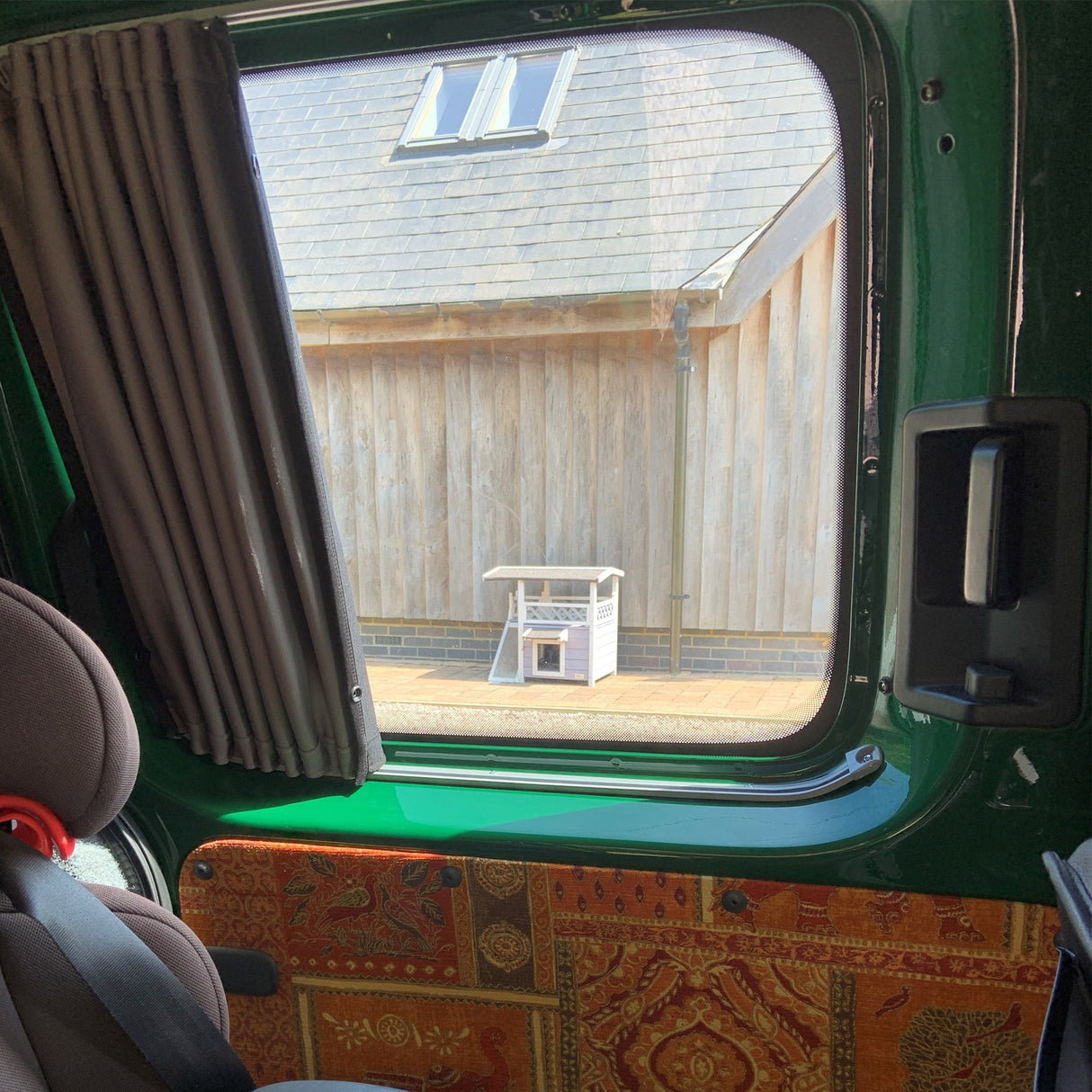 For VW Caddy Premium 1 x Side Sliding Door Window Curtains Van-X