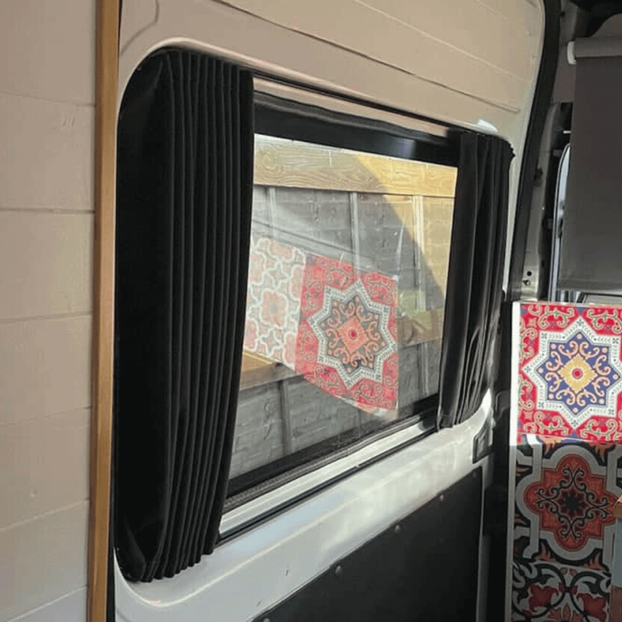 For Citroen Relay camper Premium 2 x Side Window Curtains | Van-X