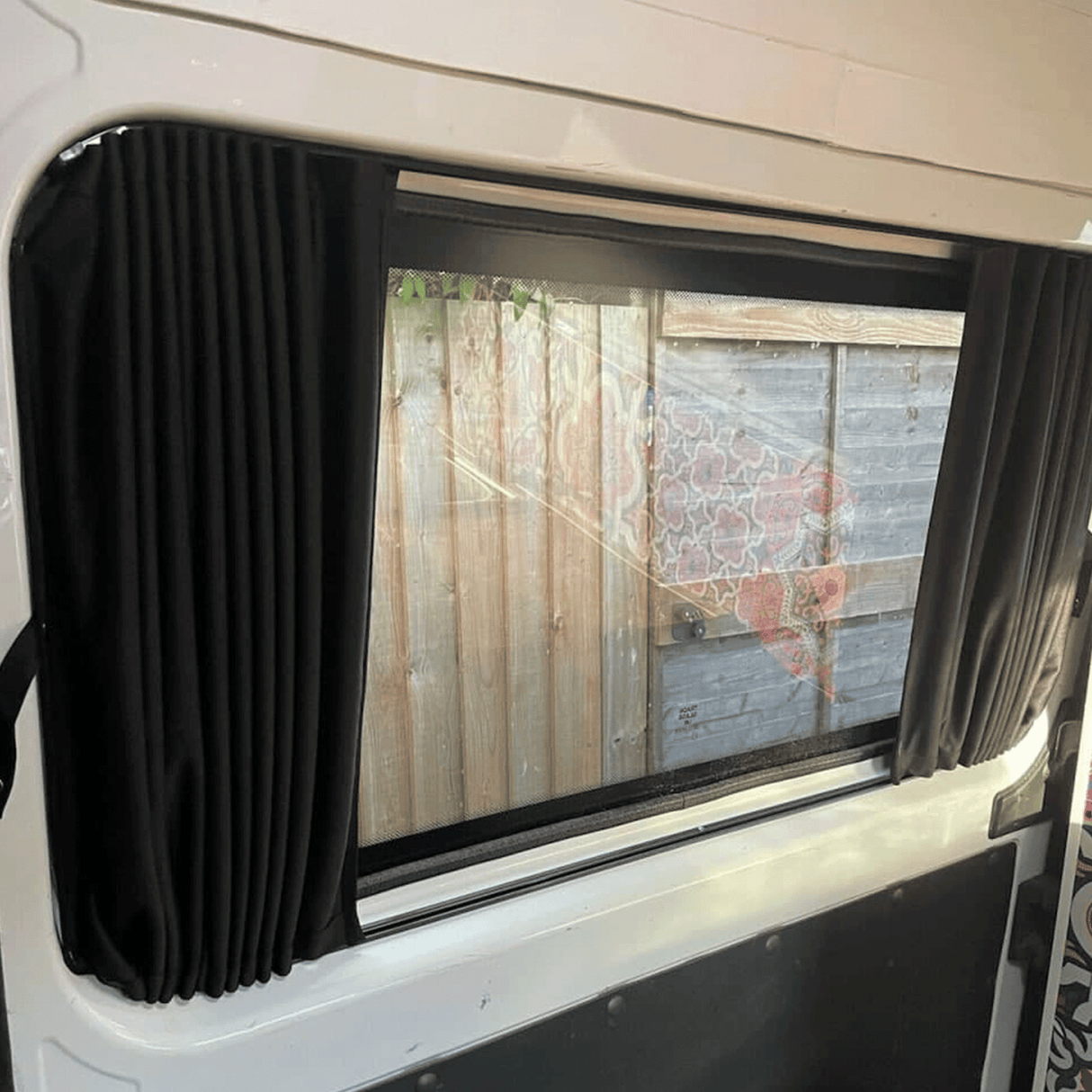 For Vauxhall Movano Premium 2 x Side Window Curtains | Van-X