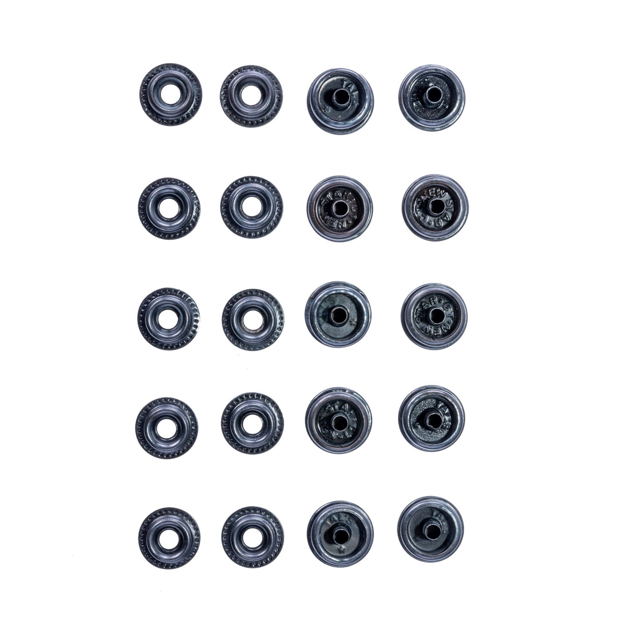 Van-X Plastic Curtain Poppers – Set of 10 Snap Fasteners for Van-X Curtain Kits