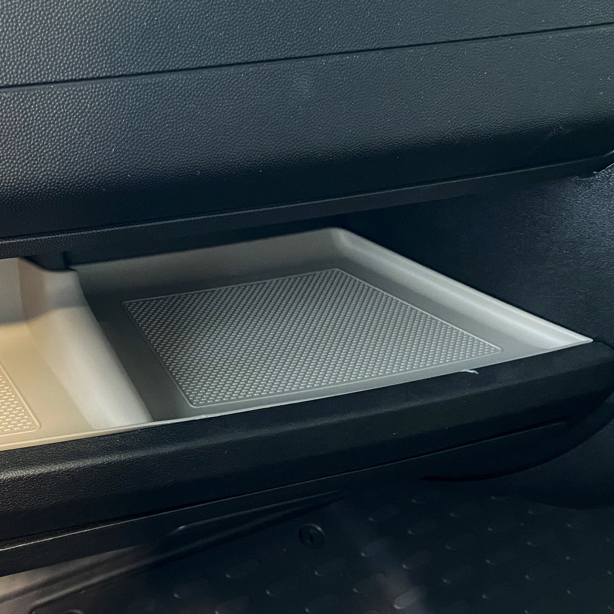 For Fiat Ducato RAM ProMaster Lower Dashboard Rubber Mats (Light Grey)