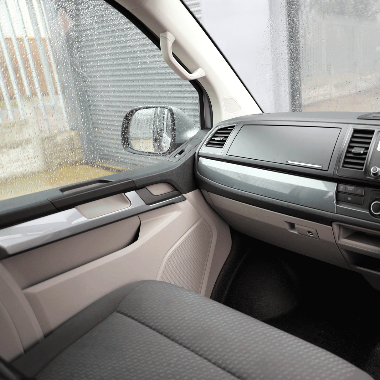 For VW Transporter T6 RHD Lower Dash Trim Gun Metal Grey – Interior Styling Accessories