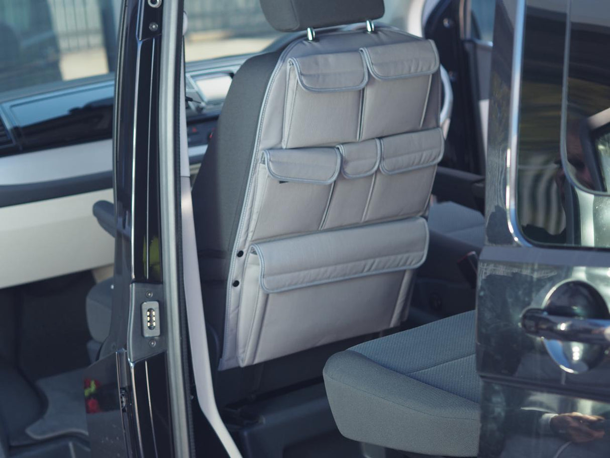 VW T6 T6.1 Neach-còmhdhail Campervan Singilte / Seat Caiptean Eagraiche suidheachan cùil Leatherette