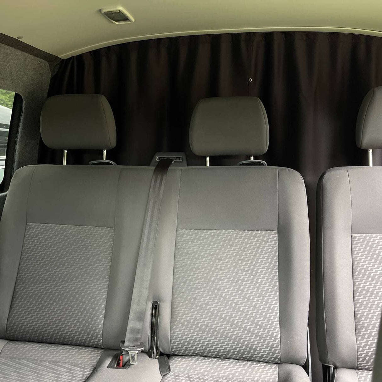 For VW T6,T6.1 Transporter Cab Divider Curtain Kit with Rail Premium Quality - Van-X