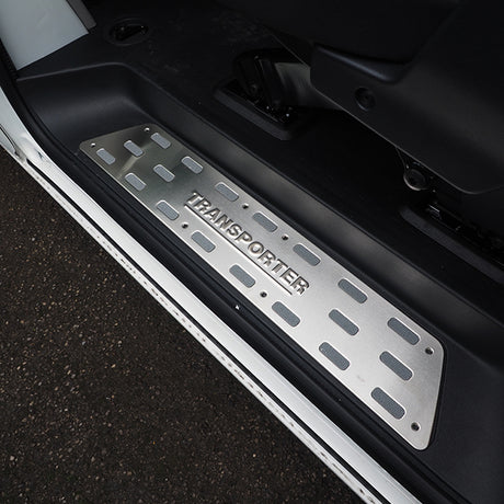 Stainless Steel Step Protectors for VW T6 (Set of 3)-0