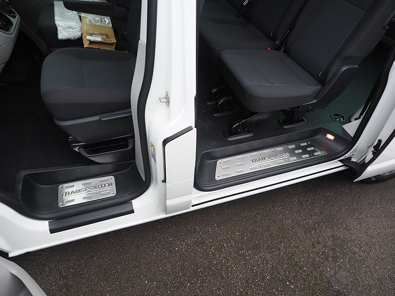 Stainless Steel Step Protectors for VW T6 (Set of 3)-20737