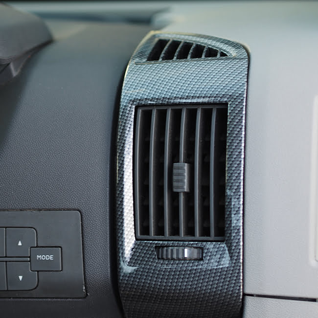 Dashboard Air Vent (Dark Carbon) For Fiat Ducato, Peugeot Boxer, Citroen Relay