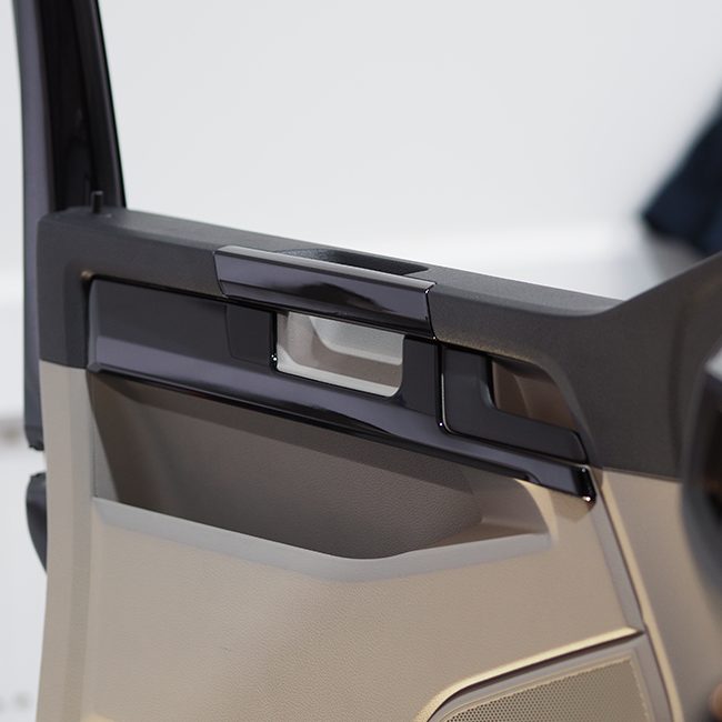 For VW T6 Transporter Lower Dash Styling Trims Comfort Dash Gloss Black (Set of 6) Painted and Ready to Fit | Van-X