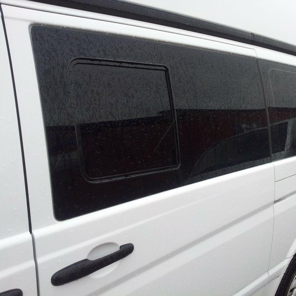 Smoked Side Window Sliding Glass for Mercedes Vito-2628