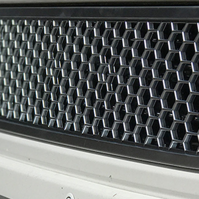 HONEYCOMB BUMPER MESH FOR VW T5.1 (MATTE CHROME)-8976