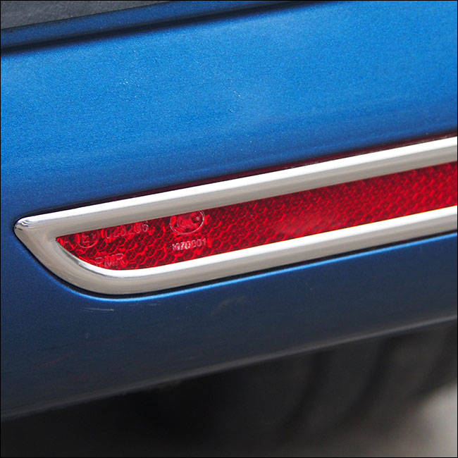 Barndoor Rear Bumper Reflector Trims For VW T6 Transporter (Gift idea)-20361