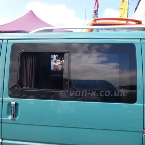 Side Window Sliding Glass for VW T4 Transporter Smoked-1267