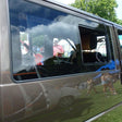 Side Window Sliding Glass for VW T4 Transporter Smoked-0