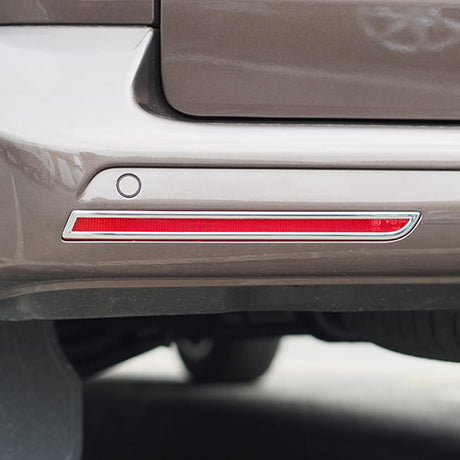 Barndoor Rear Bumper Reflector Trims For VW T6 Transporter-0