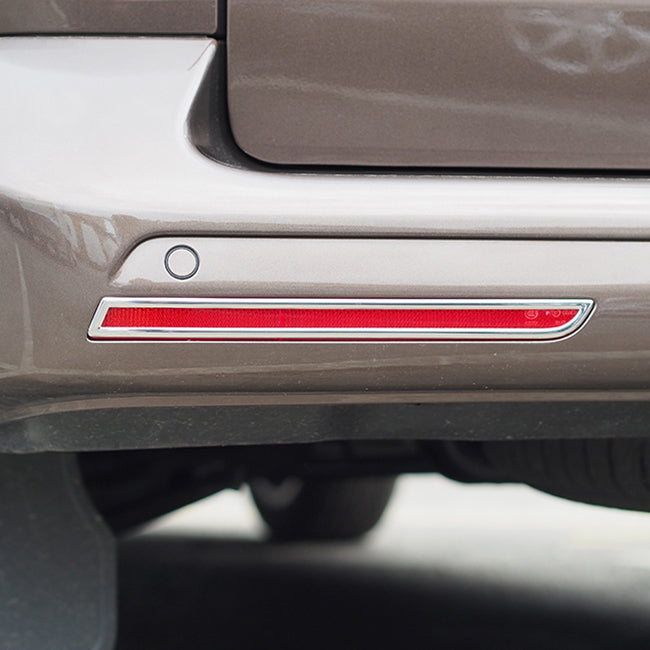 Barndoor Rear Bumper Reflector Trims For VW T6 Transporter (Gift idea)-0