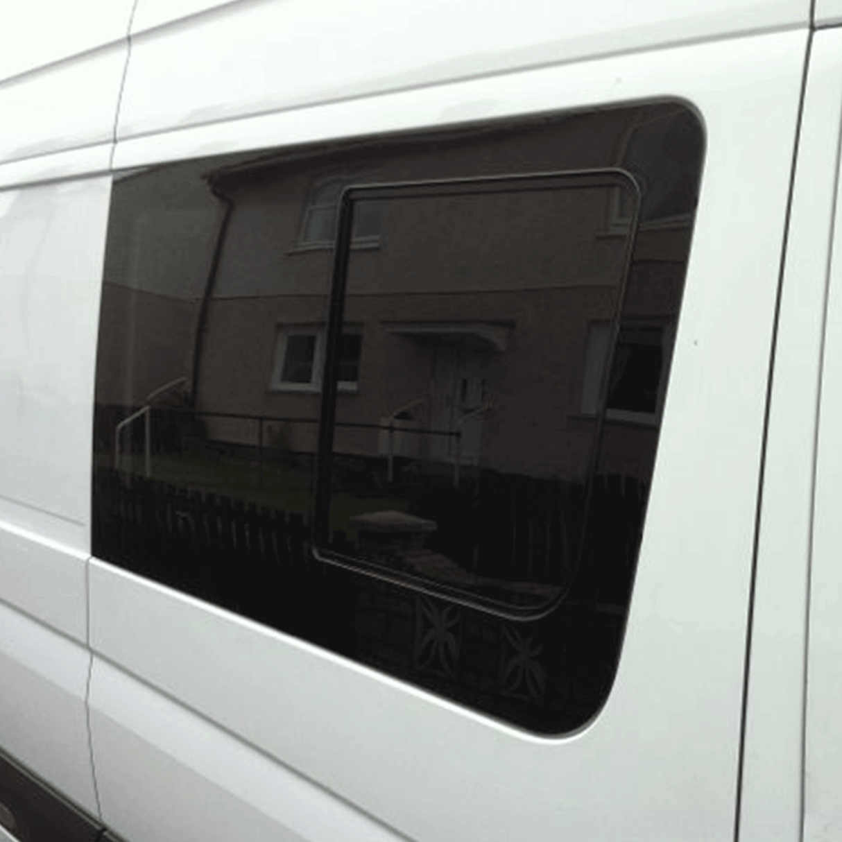 For Volkswagen Crafter MK3 Side Sliding Window Genuine Tinted/Limo Glass, Dark, MWB, LWB, XLWB (2006 - 2017)