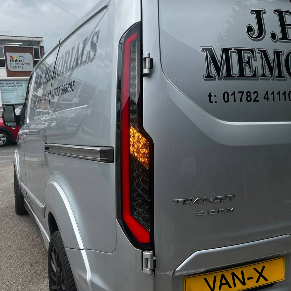 Airson solais cùil LED comharra sreathmhor Ford Transit Custom MK2 lionsan smocte