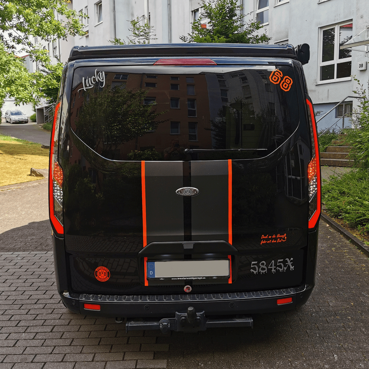Airson solais cùil LED comharra sreathmhor Transit Custom MK1 lionsan smocte