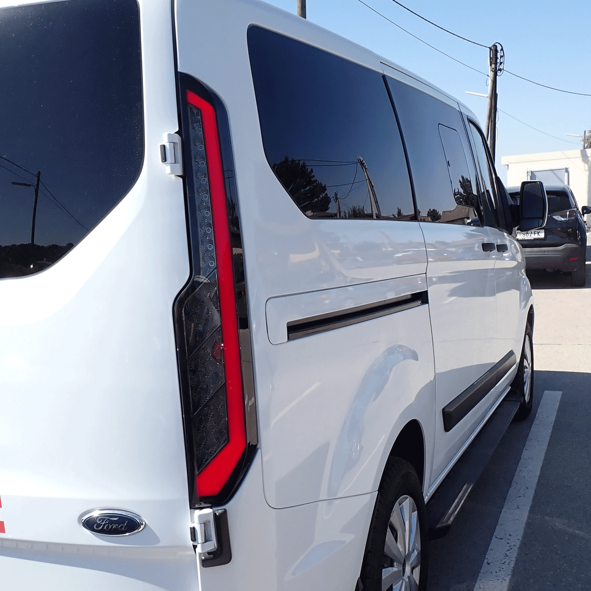 Airson solais cùil LED comharra sreathmhor Ford Transit Custom MK2 lionsan smocte