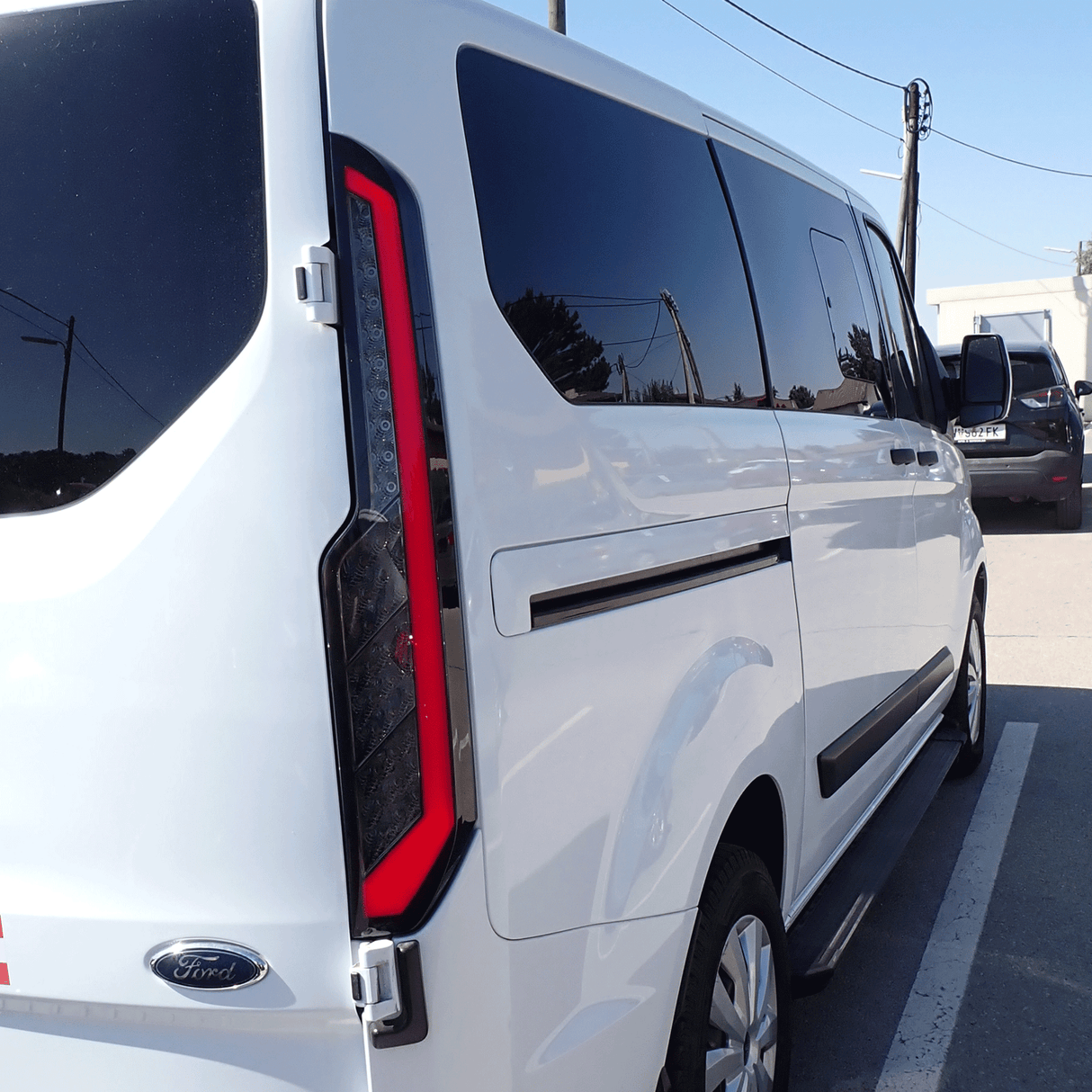 Airson solais cùil LED comharra sreathmhor Transit Custom MK1 lionsan smocte