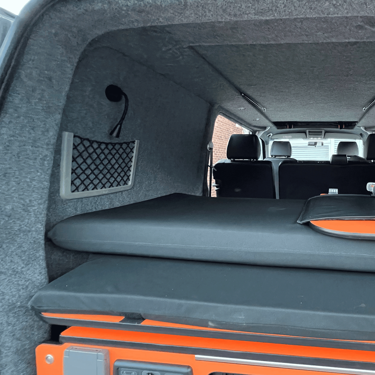 VW T6 / T6.1 Large Storage Net for Campervan Conversion – Interior Organizer Accessory