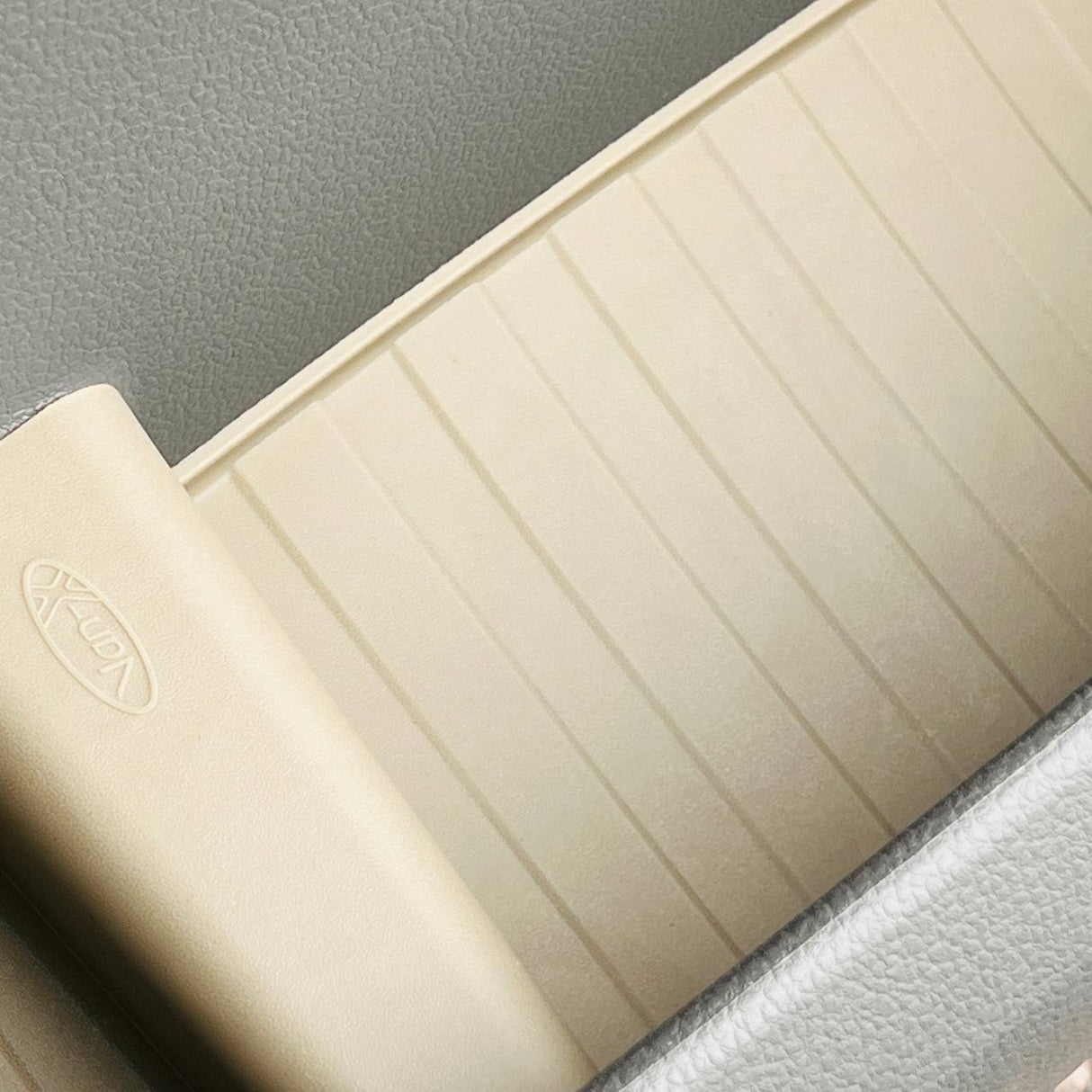 For VW Crafter New Shape Rubber Door Liner Pocket Inserts Grey