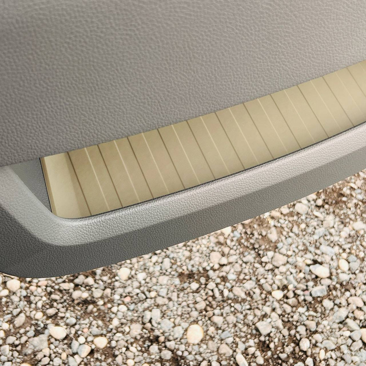 For VW Crafter New Shape Rubber Door Liner Pocket Inserts Grey