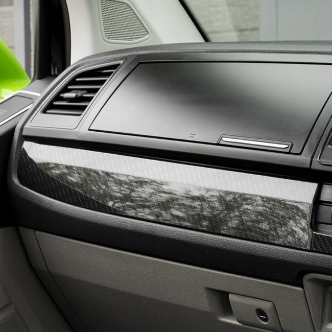 For VW Transporter T6 RHD Lower Dash Trim Carbon Effect – Interior Styling Accessories