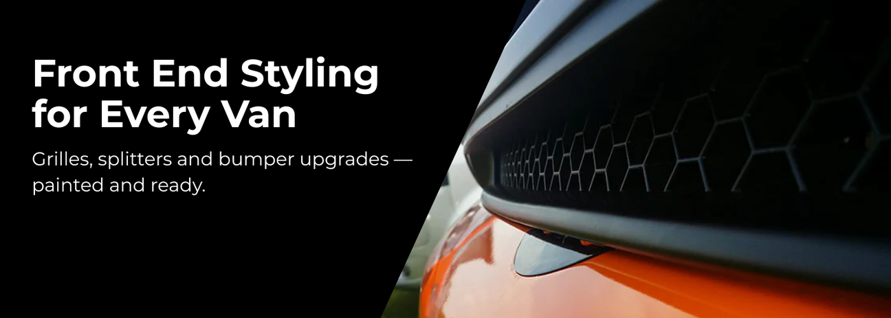 Front styling parts and grilles for vans at Van-X