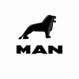 For MAN TGE Front Grille Replacement Badge and Letters Bundle - Gloss Black | Van-X