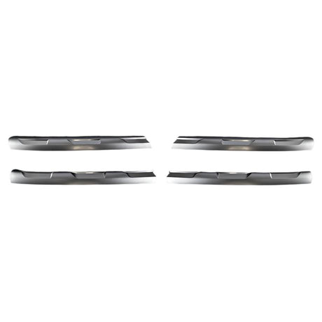 VW Transporter T6 R-Line Front Grille Trims - Matte Chrome Painted and Ready to Fit