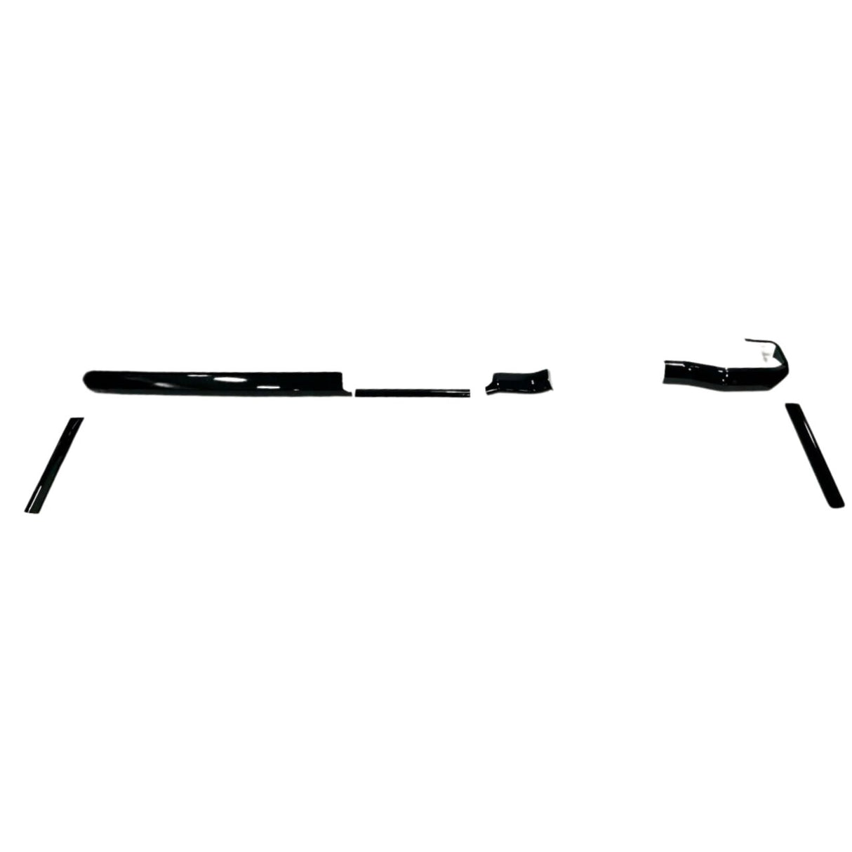 For MAN TGE RHD Lower Dash Styling Trims - Gloss Black (Set of 6) | Van-X