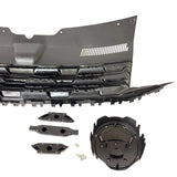 Airson Grile Aghaidh VW T6 R-Line (2 ann an 1) Le/Gun Bhràiste - Dubh Gleansach