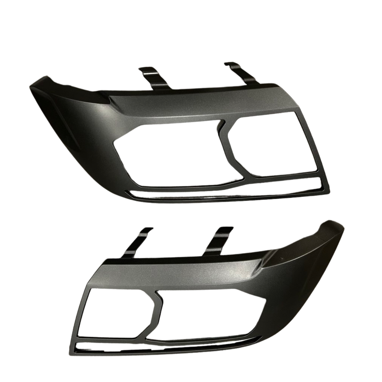 For VW Crafter New Shape Headlight Guards – Hammerite Ultimate Matte Black – Premium Protection | Van-X