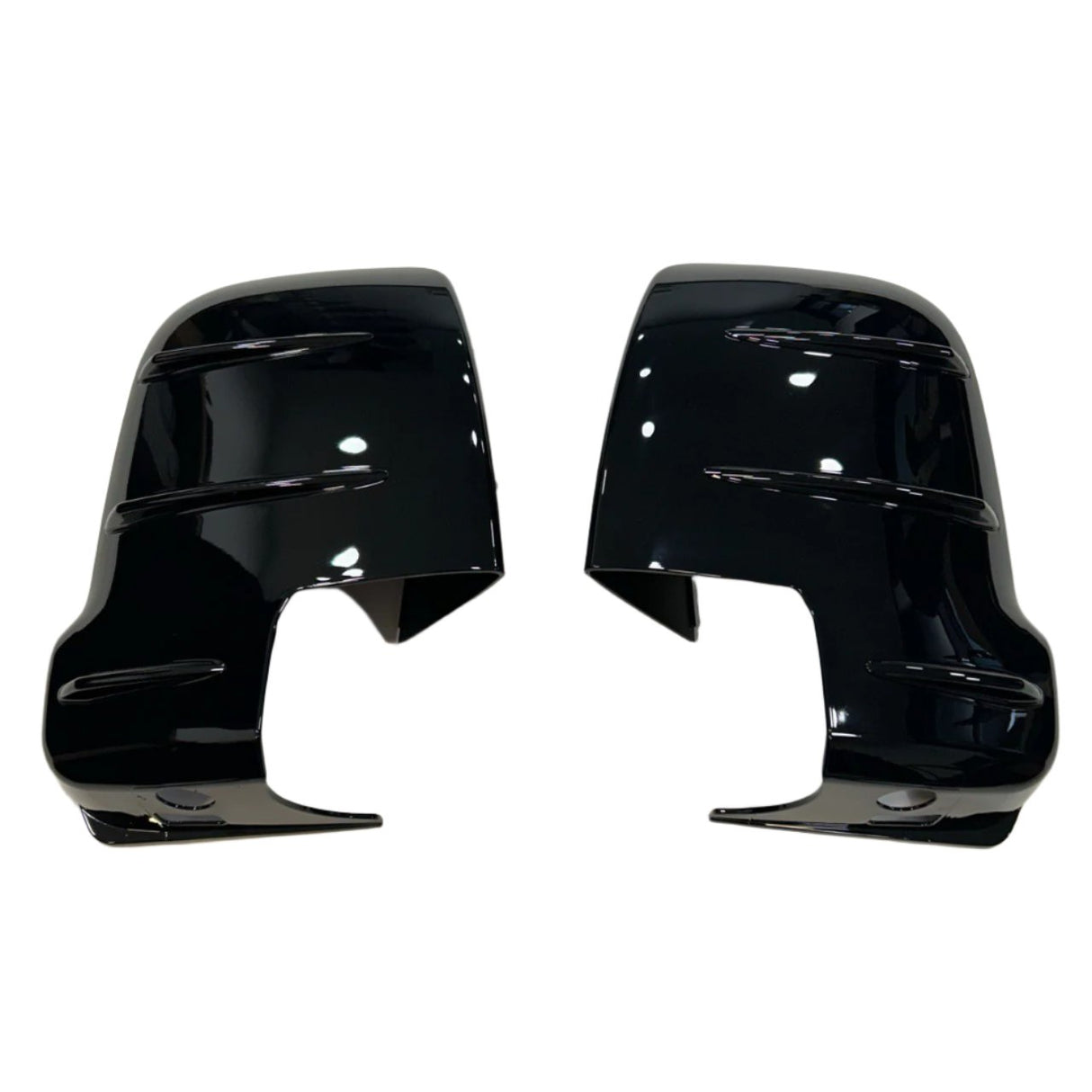 Mercedes Sprinter New Shape 907 Wing Mirror Cap Covers - With Indicator (Set of 2) - Gloss Black