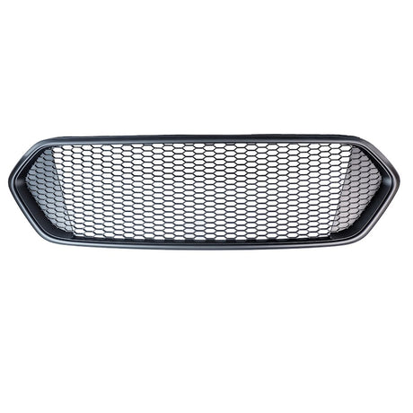 For Ford Transit Custom Badgeless Honeycomb Grille – Matte Black, Ready to Fit