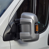 For Fiat Ducato Side Signal Mirror Indicator LED Light - Smoked Lens
