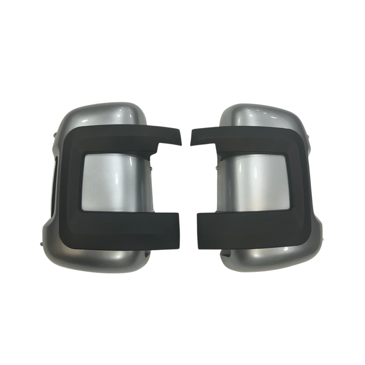 For Fiat Ducato/Ram ProMaster (2007-2024) Wing Mirror Cap/Covers (Set of 2) - Silver | Van-X