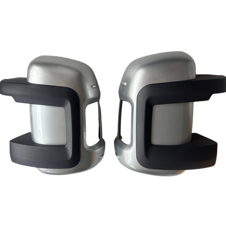 For Citroen Relay Wing Mirror Cap/Covers (Set of 2) - Silver | Van-X