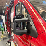 For  Citroën Relay Wing Mirror Cap/Covers (Set of 2) - Black | Van-X