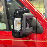 For  Citroën Relay Wing Mirror Cap/Covers (Set of 2) - Black | Van-X
