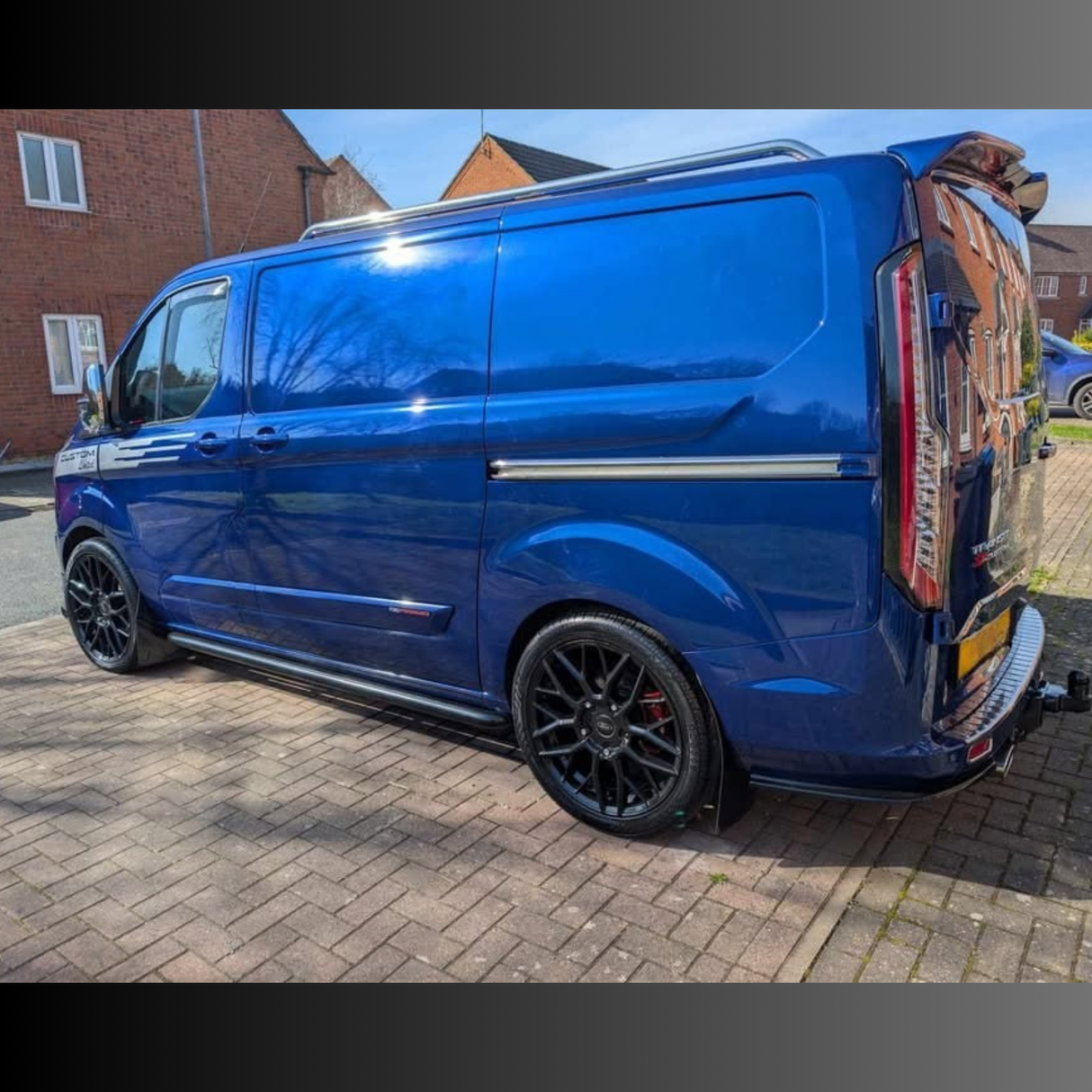 For Ford Transit Custom MK1 Sequential LED Rear Lights with Clear Lenses