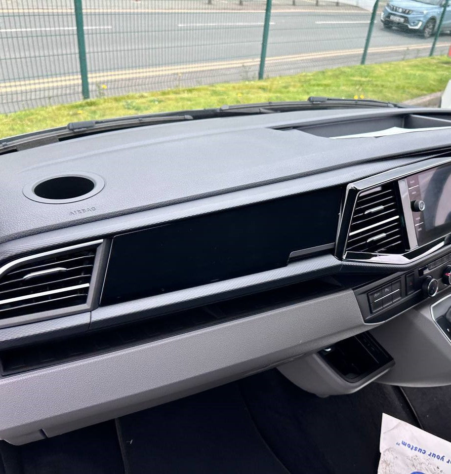 Airson Pasgan Taobh a-staigh Bogsa Mhiotagan Comhfhurtail Volkswagen Transporter T6.1 - Dubh Gleansach | Van-X
