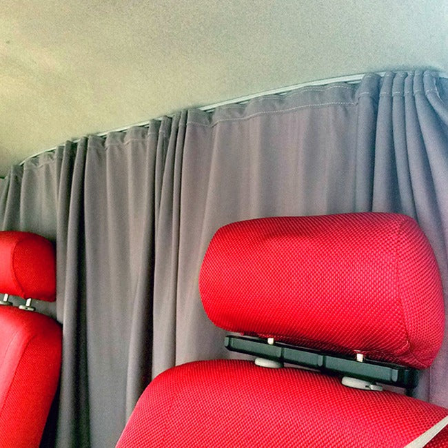 For Transit MK6 & MK7 Cab Divider Curtain Kit with Rail | Premium Quality Divider for Transit MK6 & MK7 Van, Easy Install & Durable - Van-X