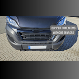 Citroen Relay Honeycomb Front Bumper – Matte Black | No Parking Sensor Version