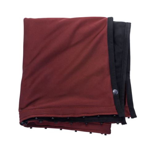 Fiat Ducato Premuim Window Curtains - Black/Burgundy- Custom Bundle Option | Van-X